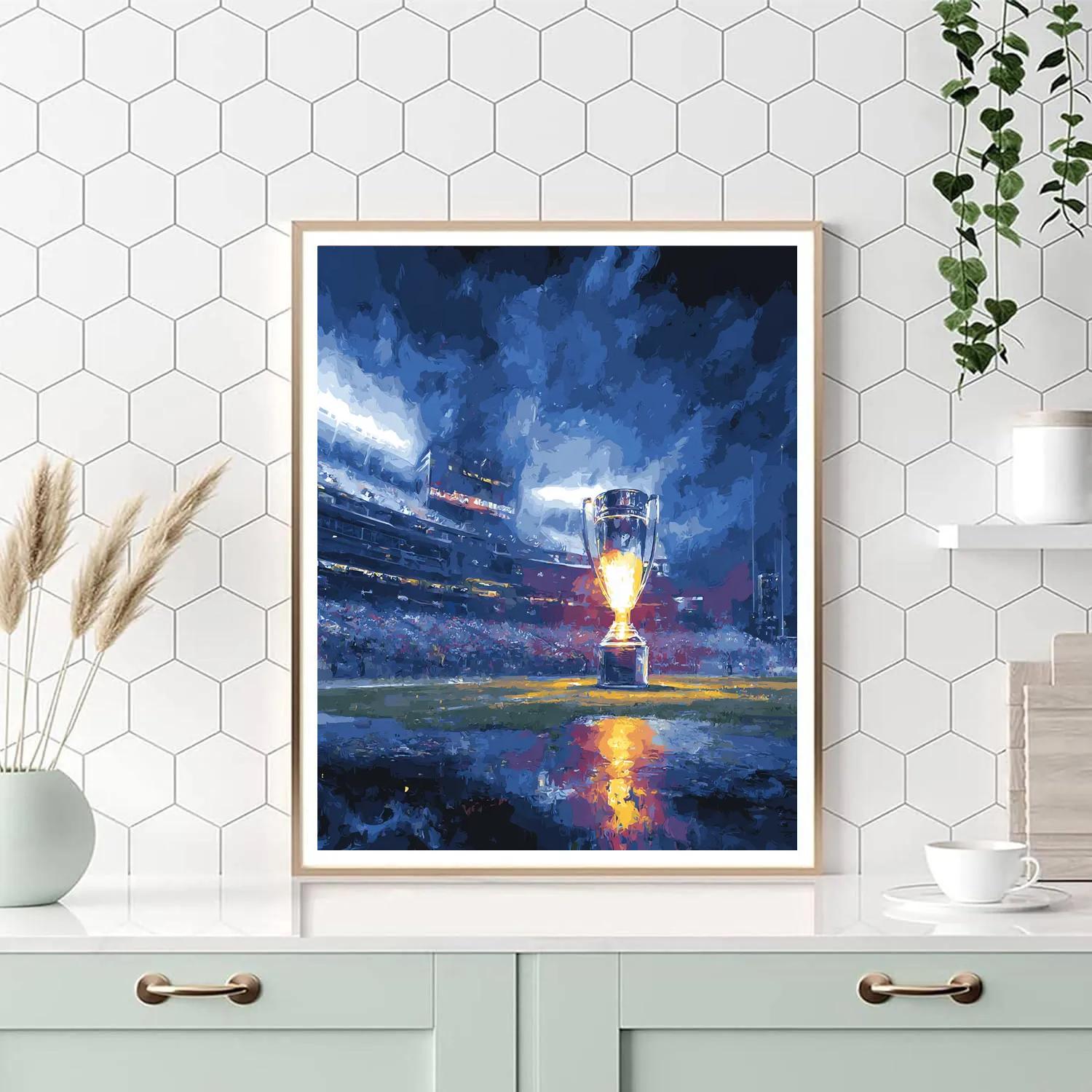 Seattle Fifa 2026 Rainlight Painting by numbers kit