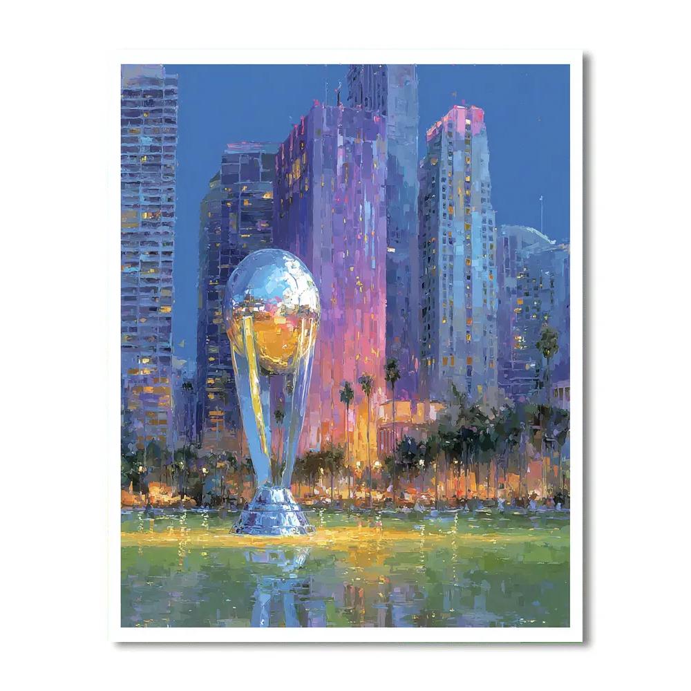 Miami Fifa 2026 Reflection Paint by numbers kits