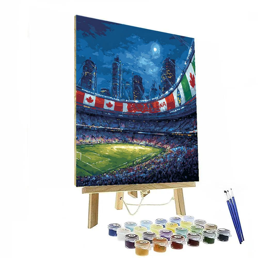 Fifa 2026 Three Nations Number painting