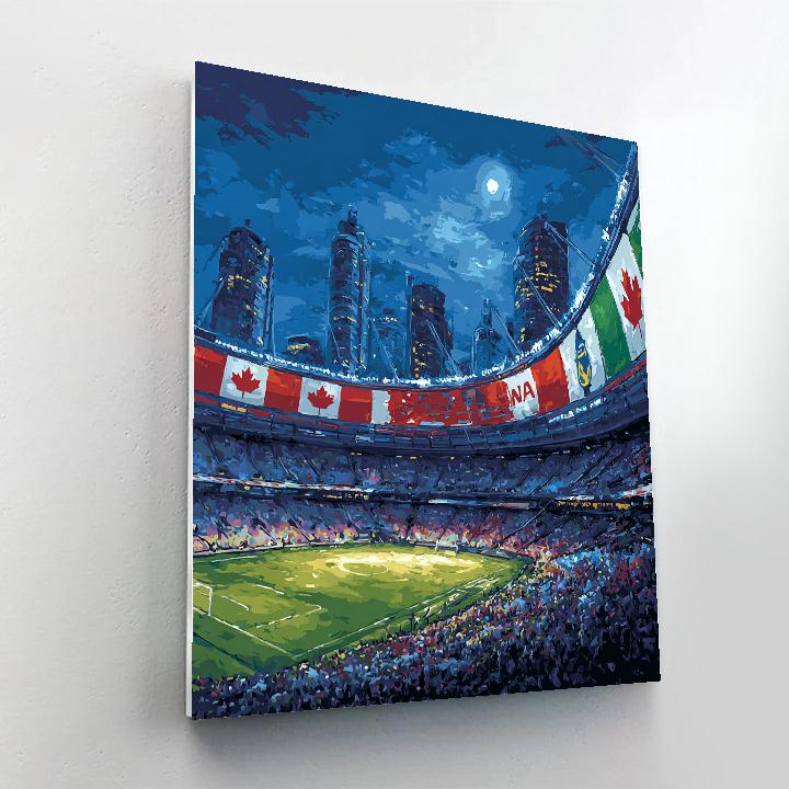 Fifa 2026 Three Nations Number painting