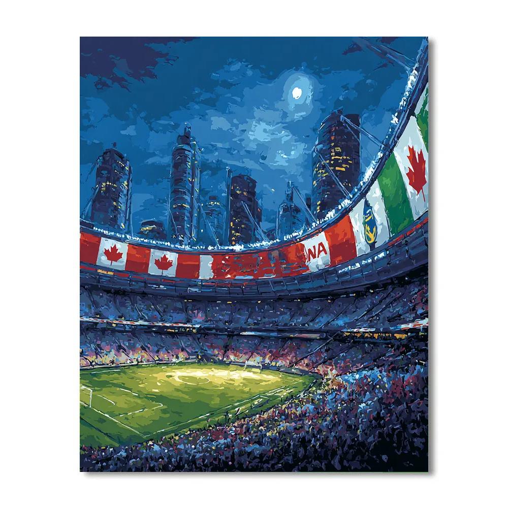 Fifa 2026 Three Nations Number painting