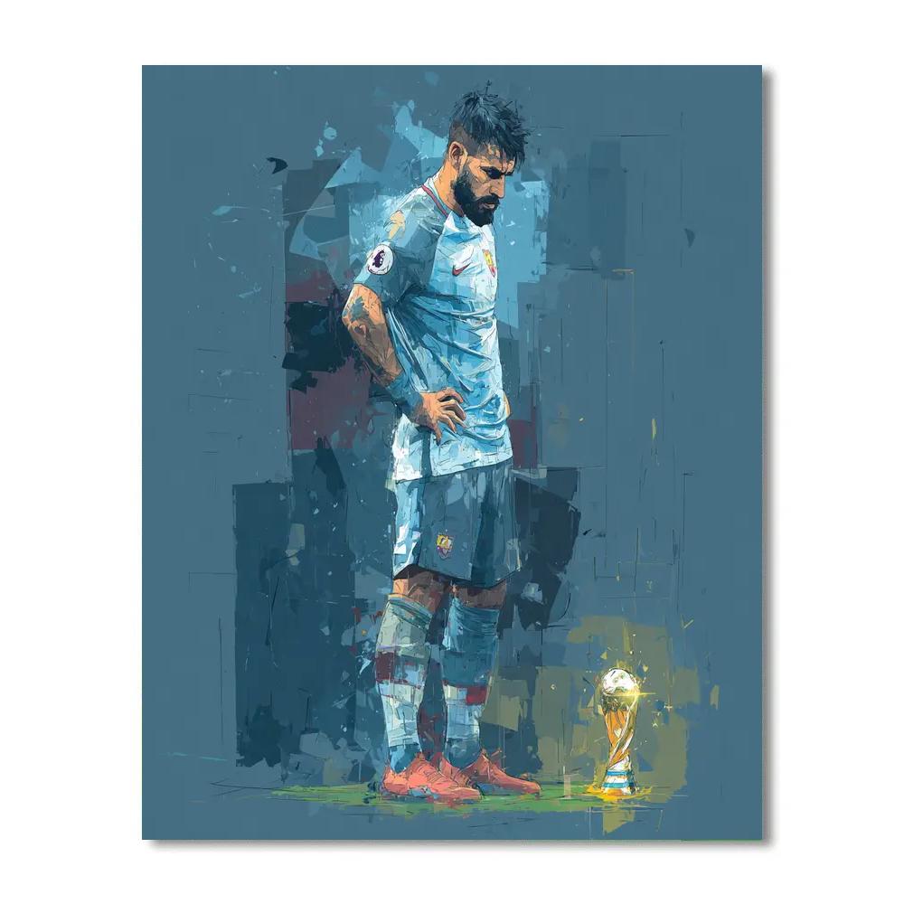 Fifa 2026 Haaland Ice paint by numbers