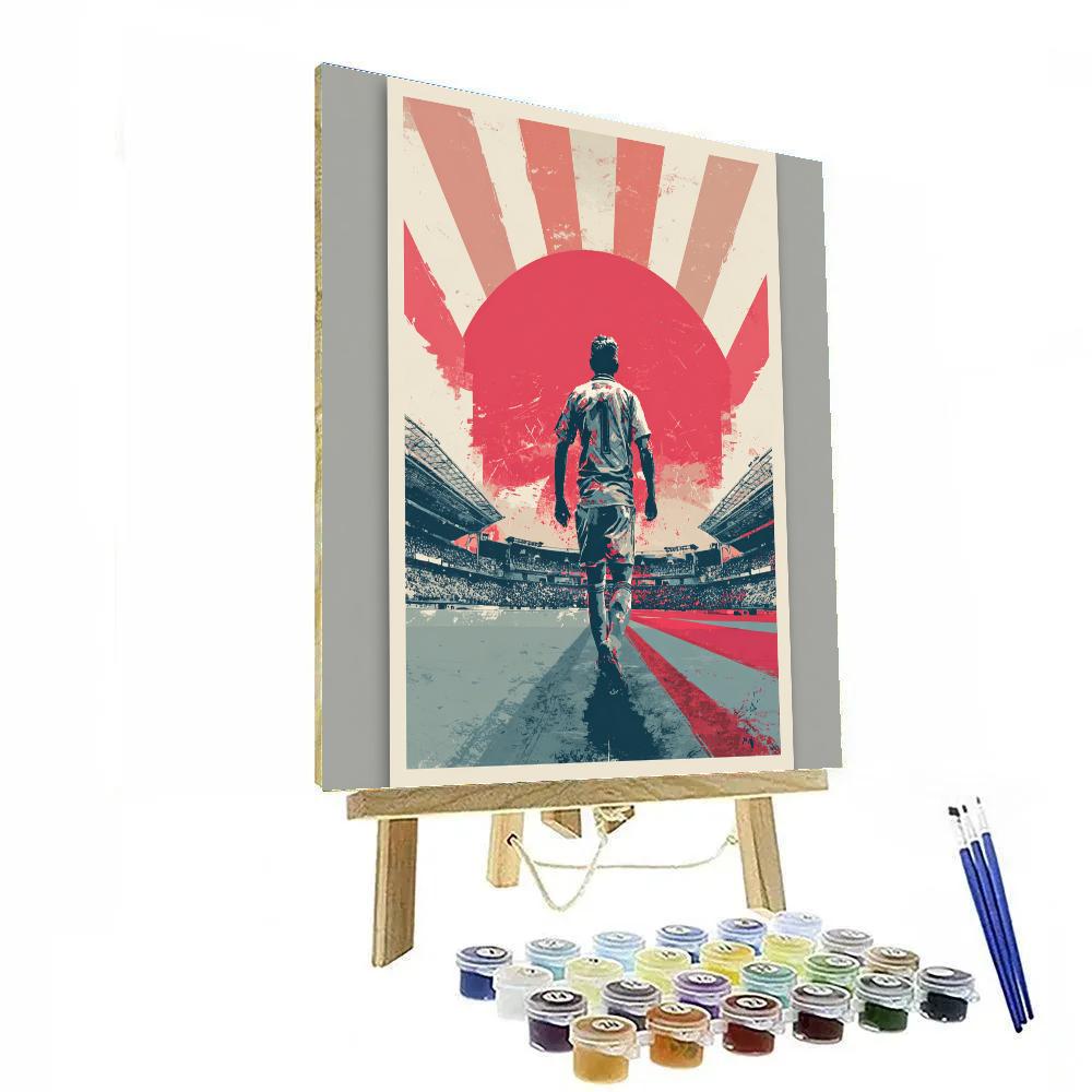 Japan Fifa 2026 Dawn DIY paint by numbers