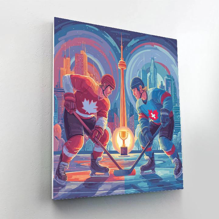 Fifa 2026 Canada Vs Switzerland Numbered painting kits