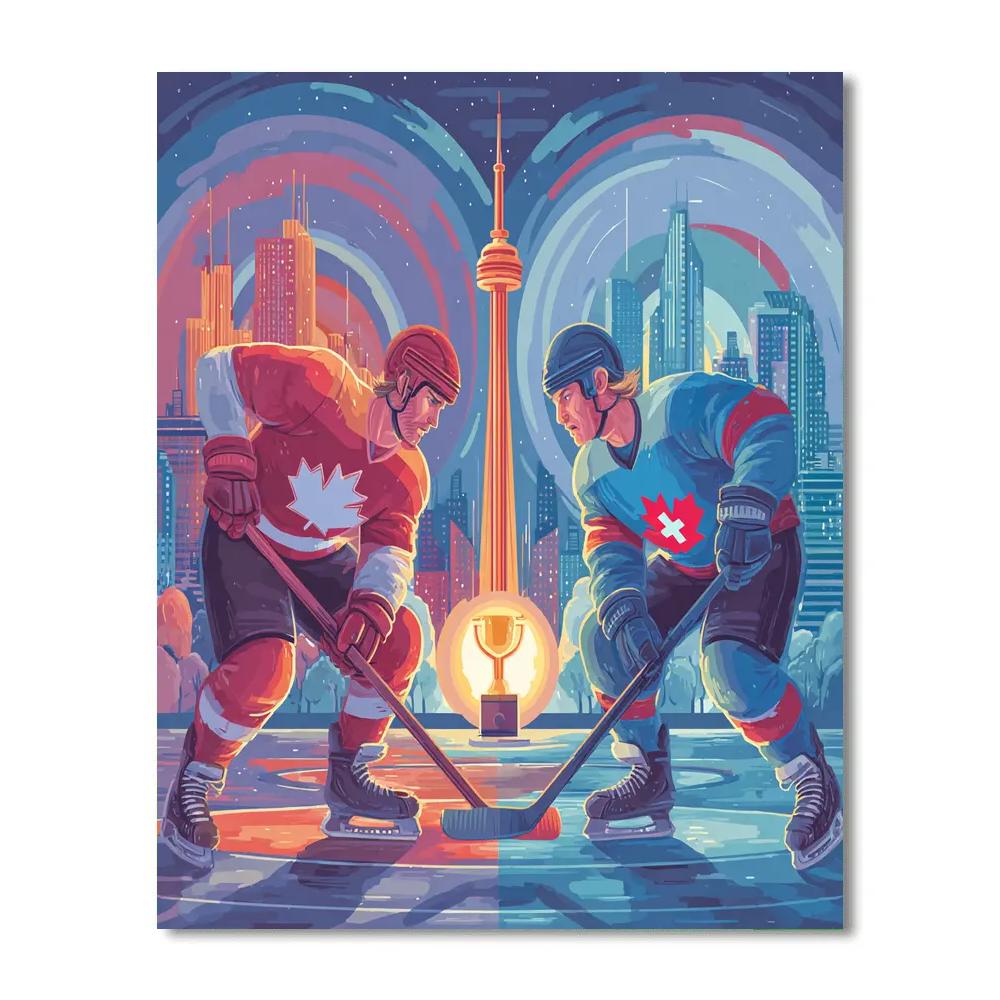 Fifa 2026 Canada Vs Switzerland Numbered painting kits