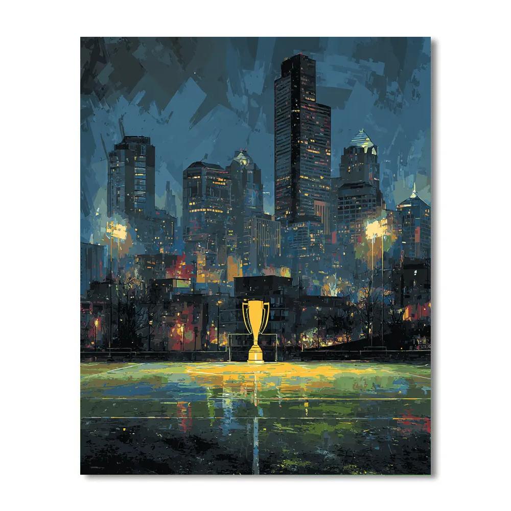 Seattle Fifa 2026 Rainlight painting number kit