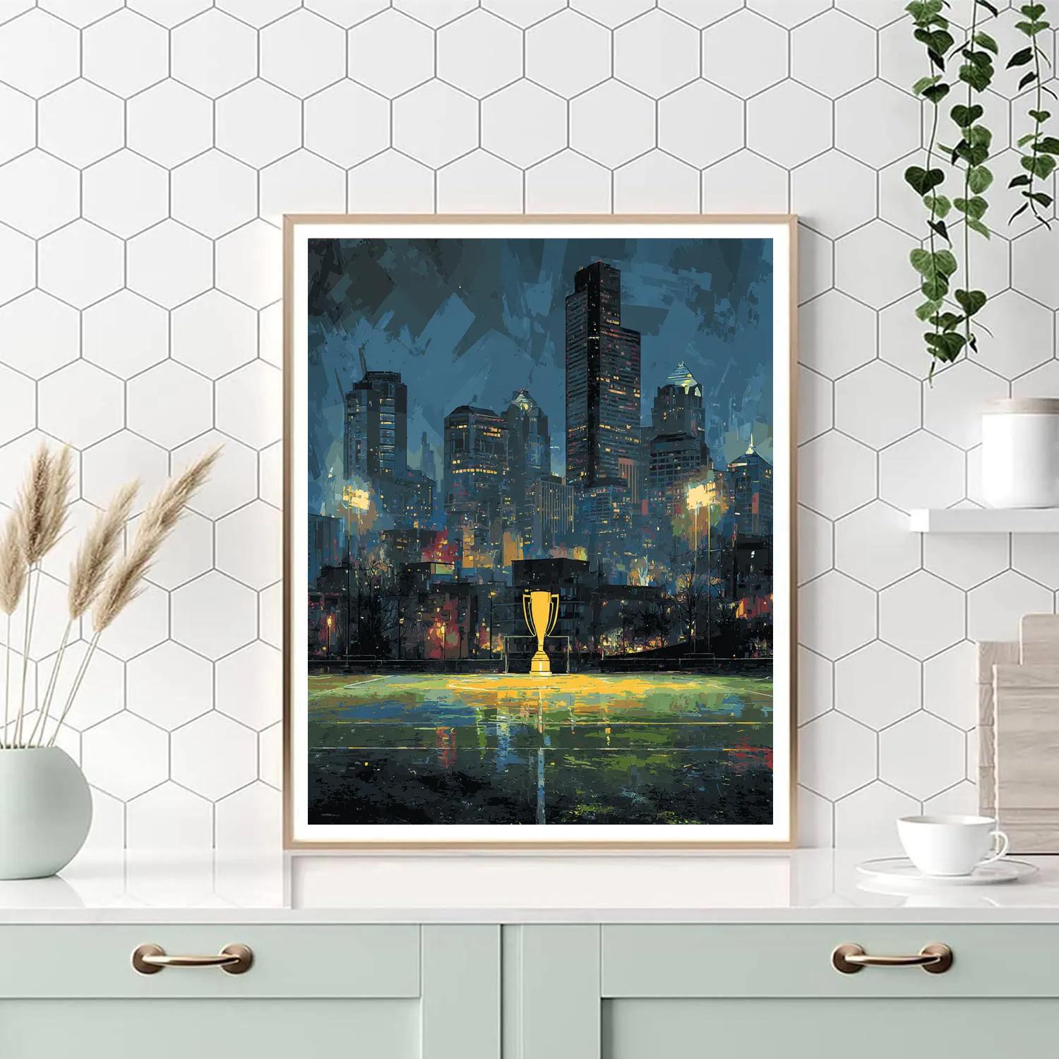Seattle Fifa 2026 Rainlight painting number kit