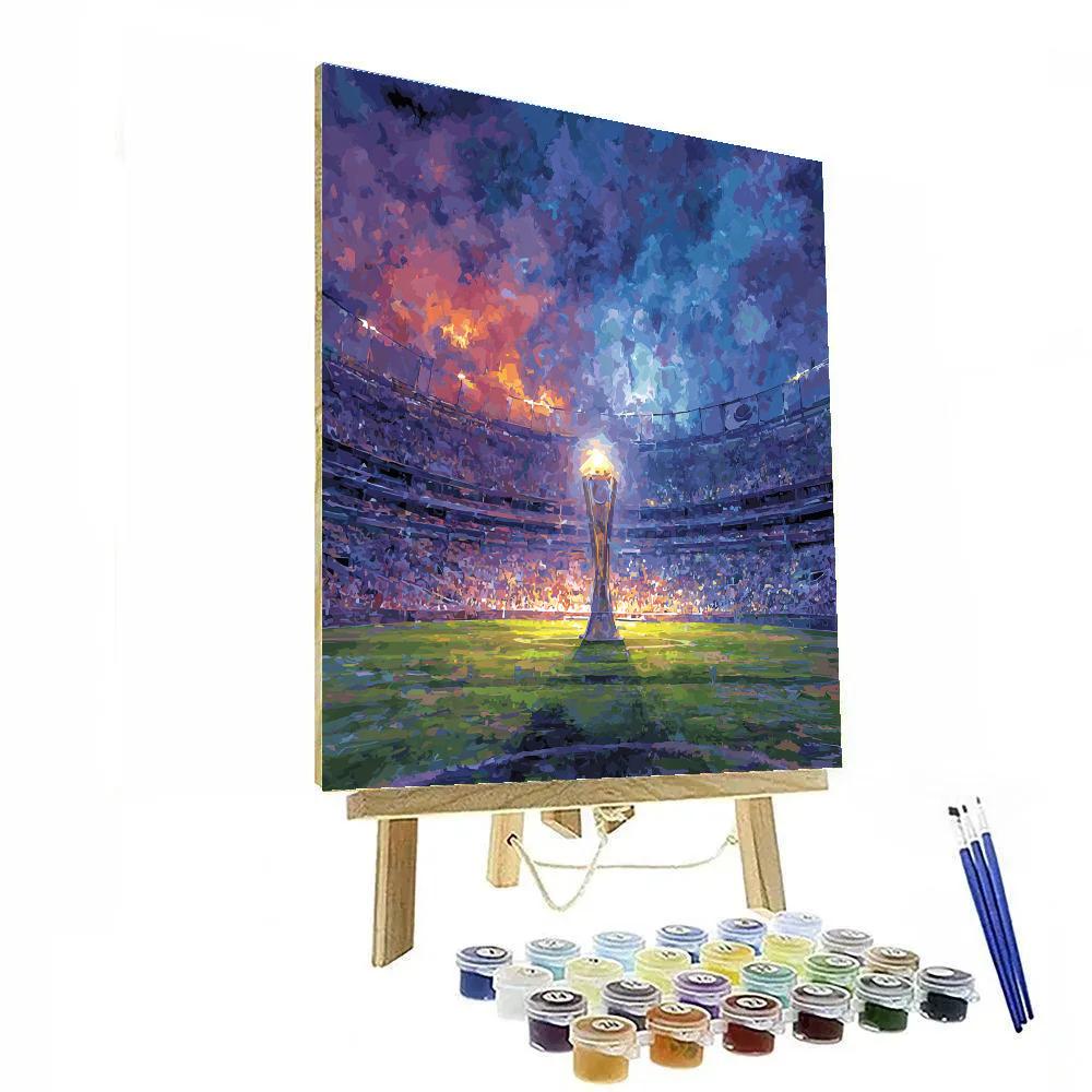 Fifa 2026 Trophy Constellation paint by numbers