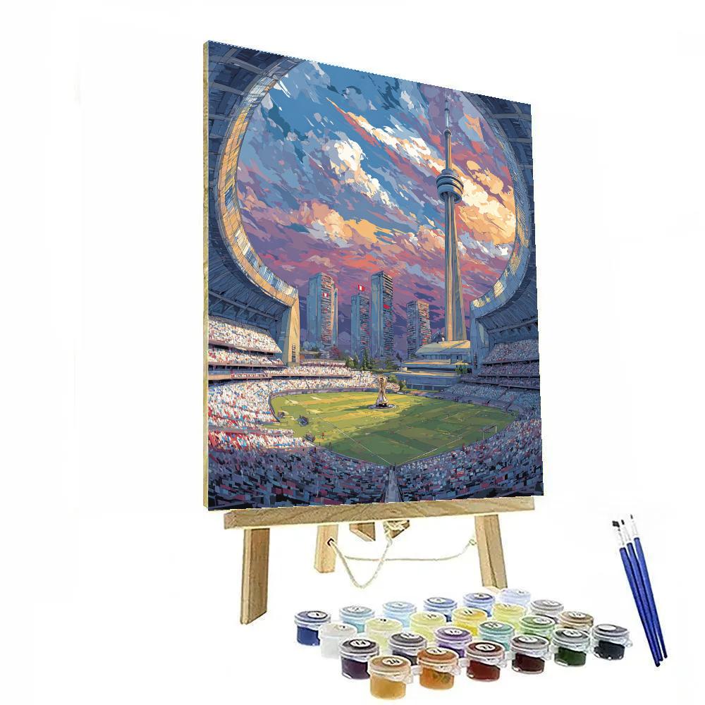 Mexico City Fifa 2026 Opener DIY paint by numbers