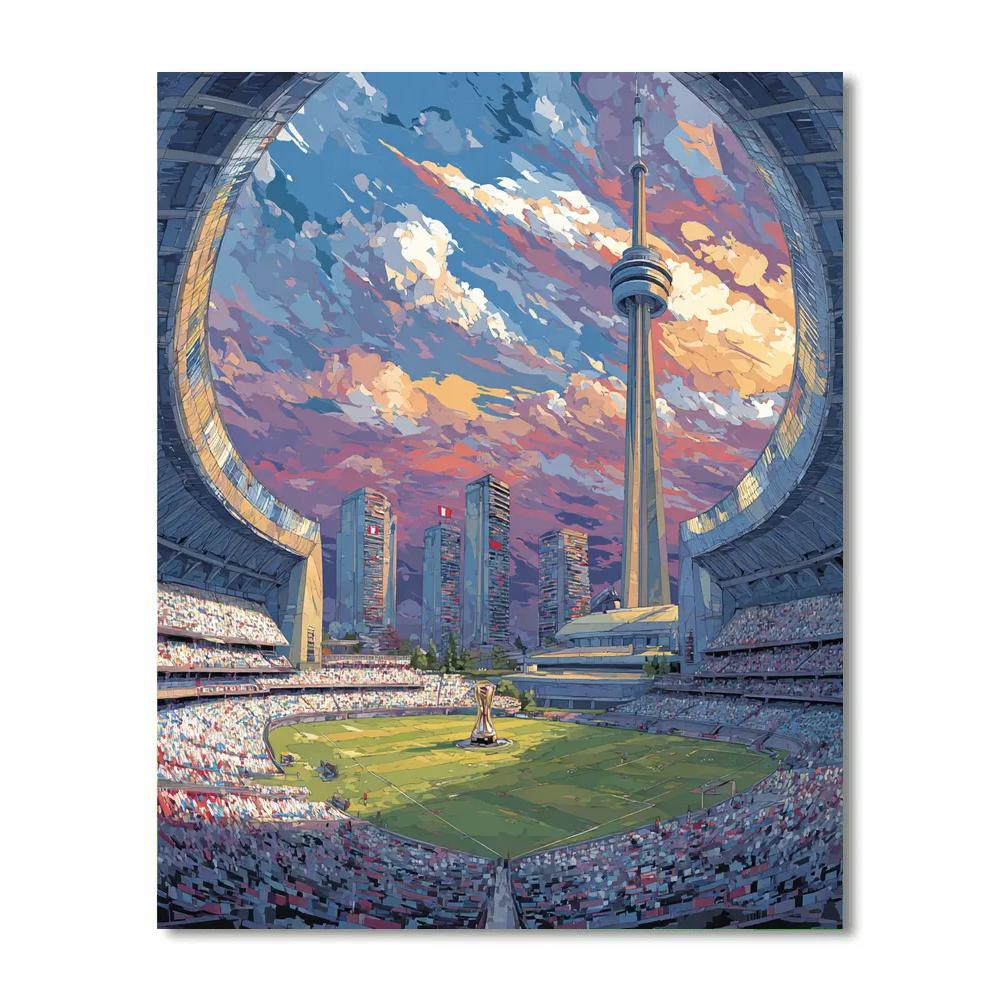 Mexico City Fifa 2026 Opener DIY paint by numbers