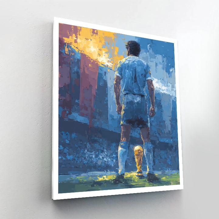 Fifa 2026 Uruguay Flame paint by numbers