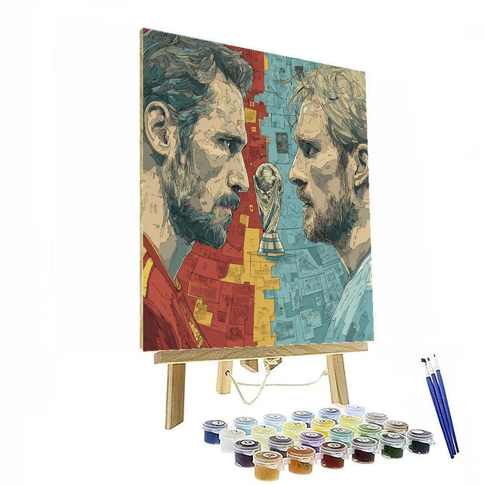Fifa 2026 Spain Vs Uruguay paint by number