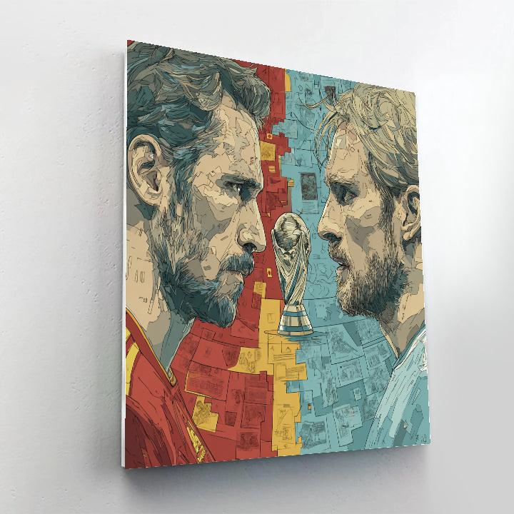 Fifa 2026 Spain Vs Uruguay paint by number