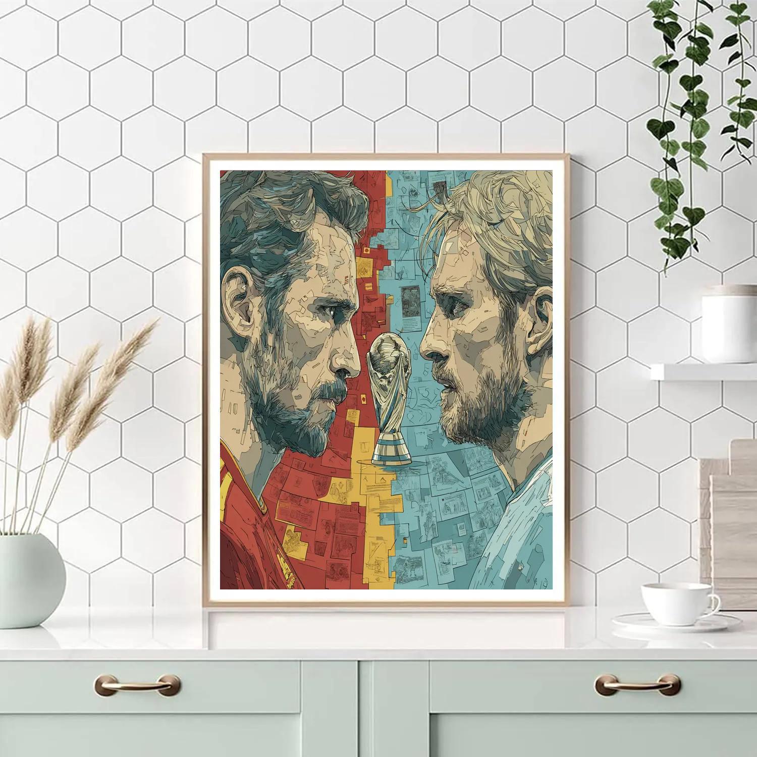 Fifa 2026 Spain Vs Uruguay paint by number