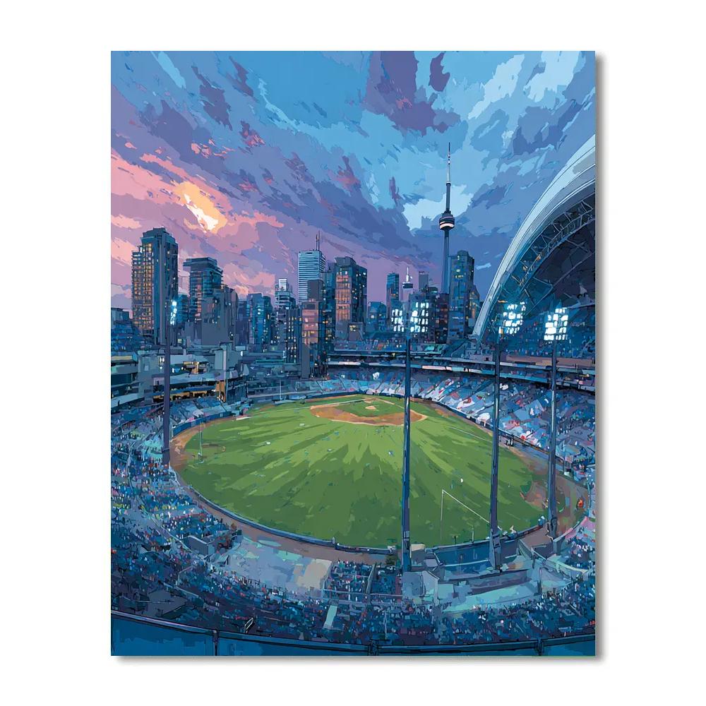 Toronto Fifa 2026 Maple Glow Number painting