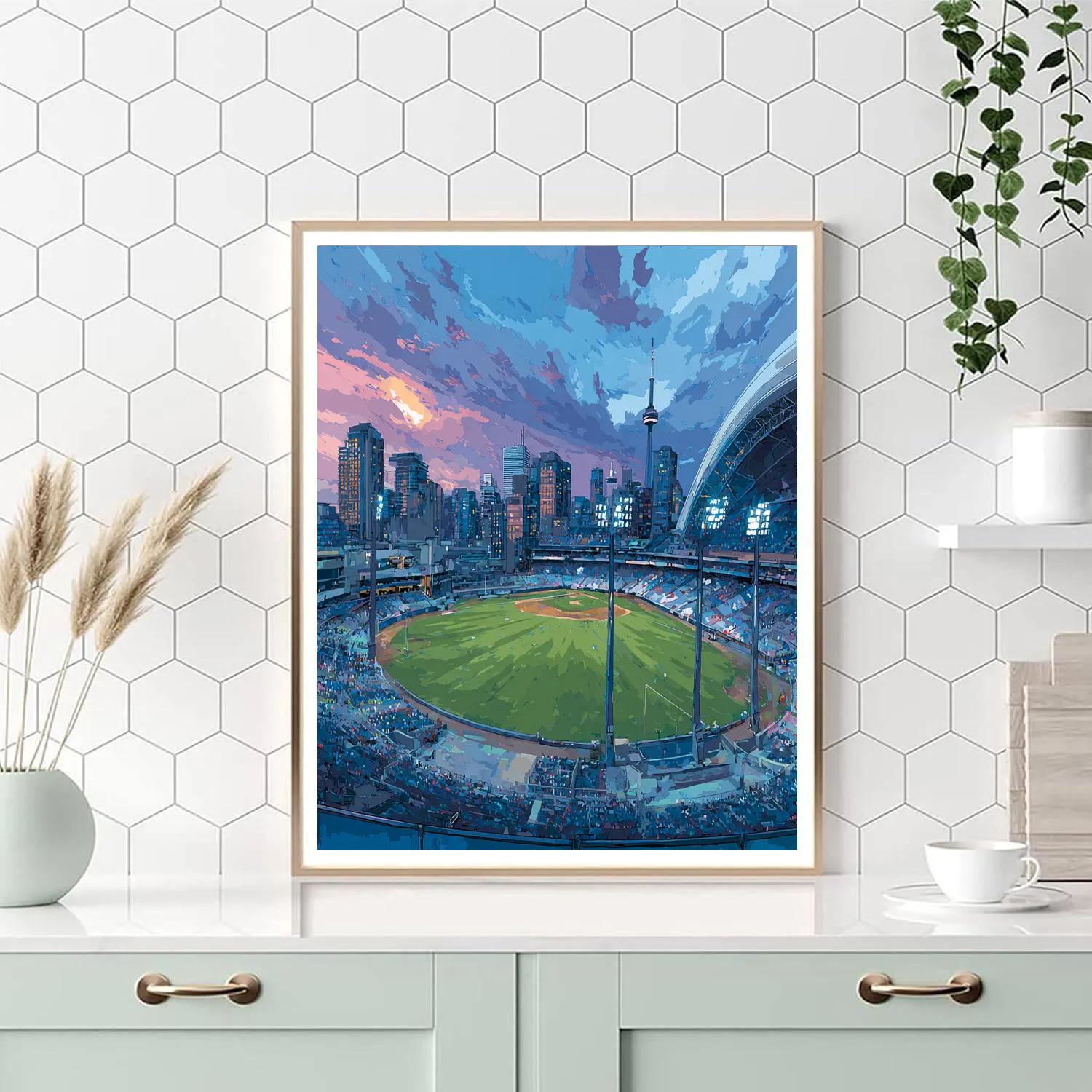 Toronto Fifa 2026 Maple Glow Number painting