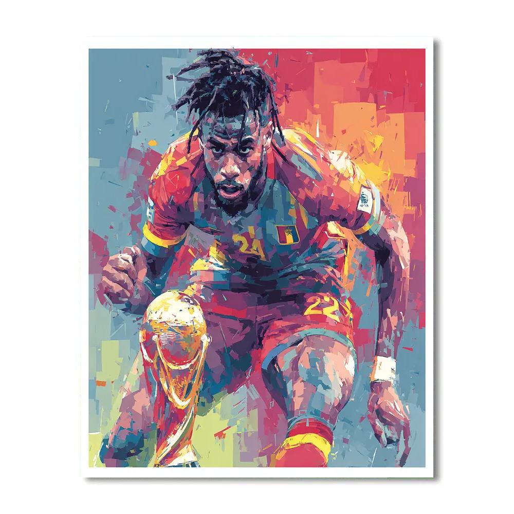 Kudus Fifa 2026 Pulse Paint by numbers art