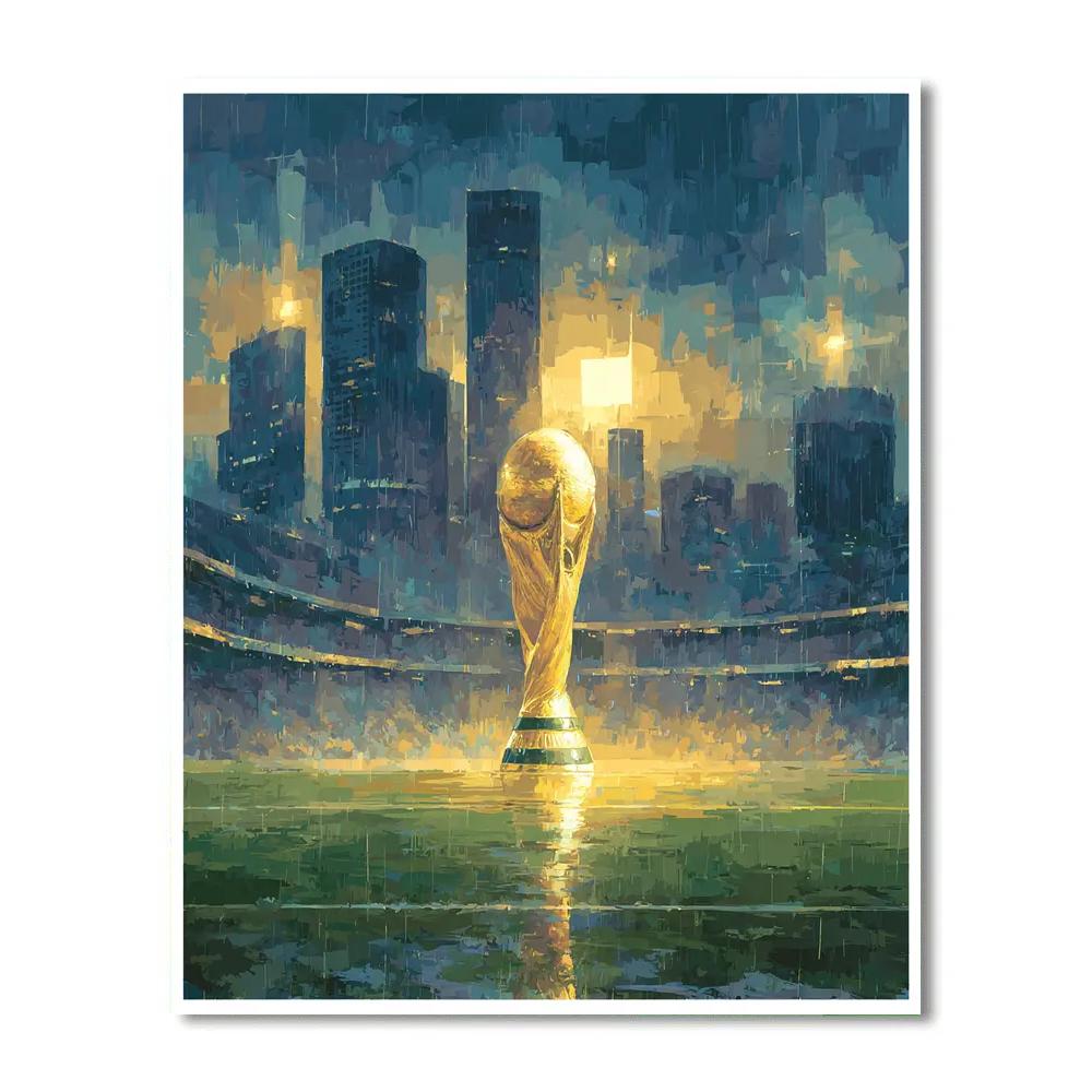 Seattle Fifa 2026 Rainlight Painting by numbers kit