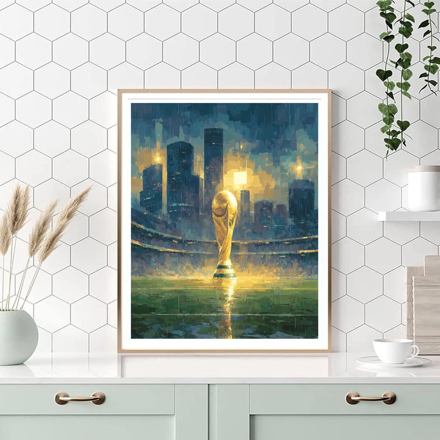 Seattle Fifa 2026 Rainlight Painting by numbers kit