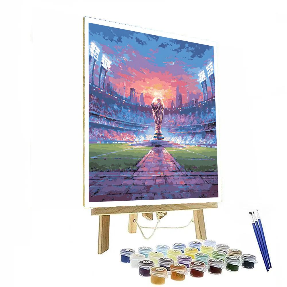 Philadelphia Fifa 2026 Glow paint by number