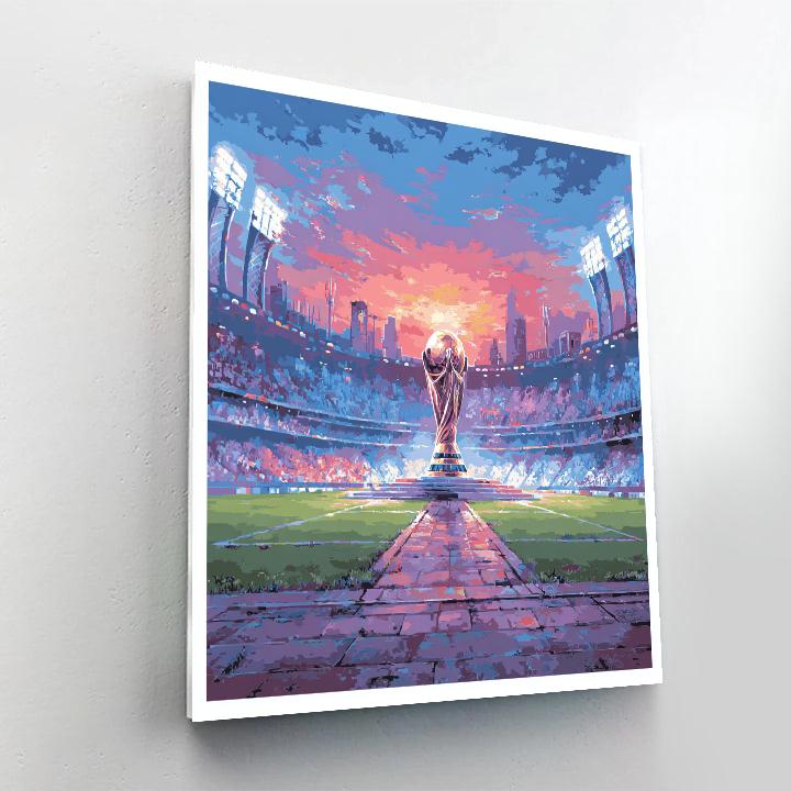 Philadelphia Fifa 2026 Glow paint by number