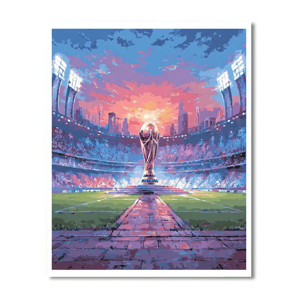 Philadelphia Fifa 2026 Glow paint by number
