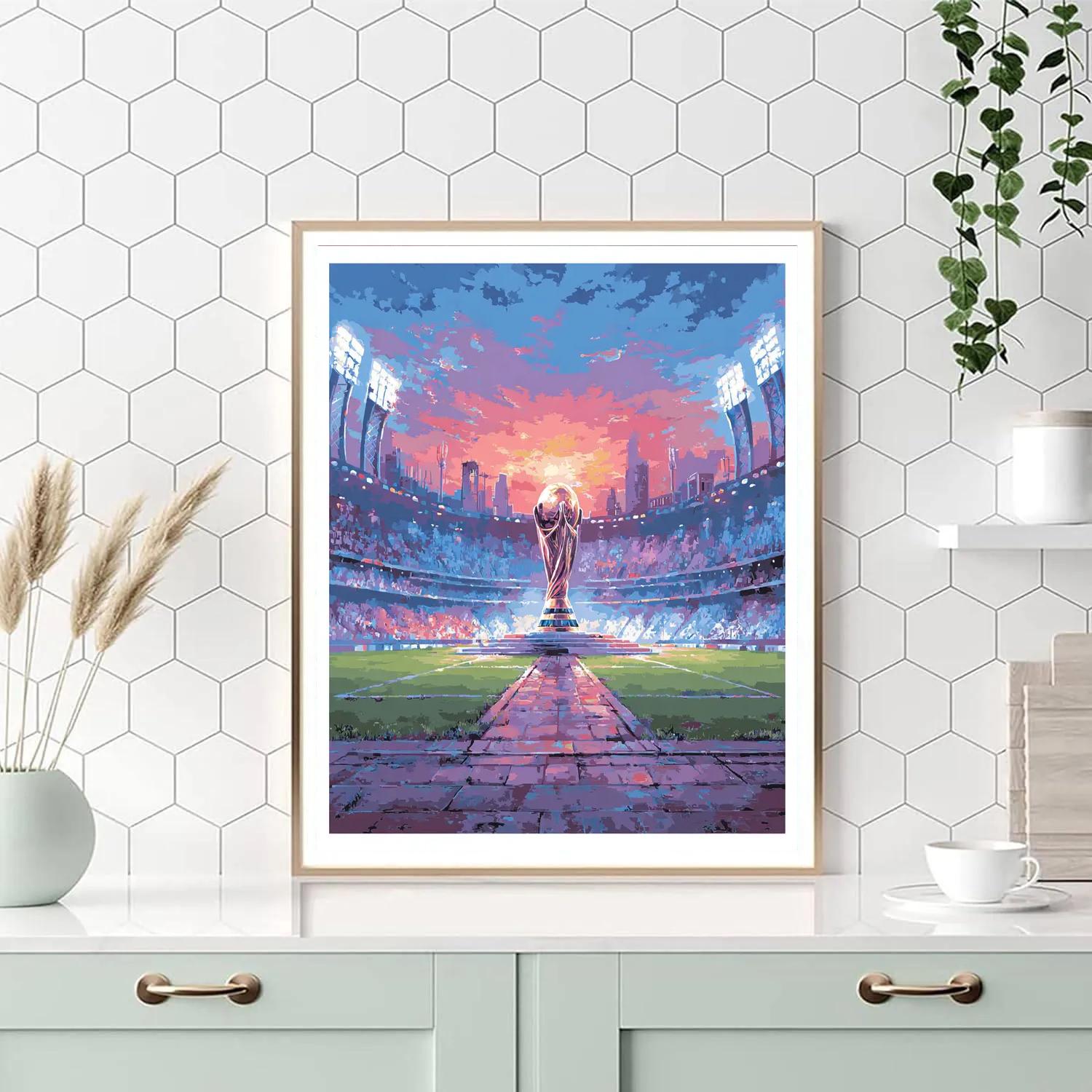 Philadelphia Fifa 2026 Glow paint by number