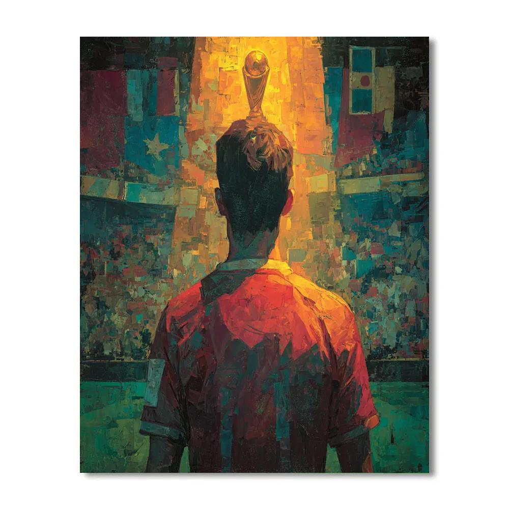Morocco Fifa 2026 Atlas Number painting