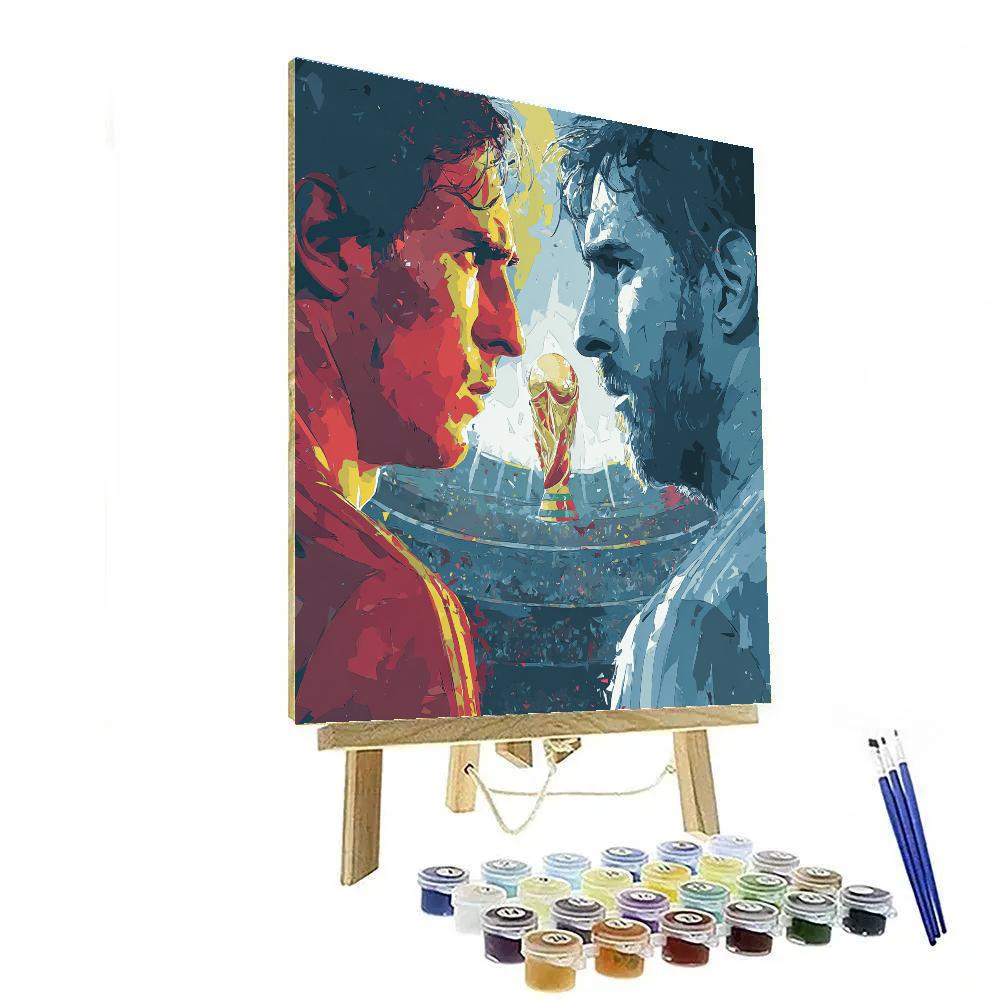 Fifa 2026 Spain Vs Uruguay DIY paint by numbers