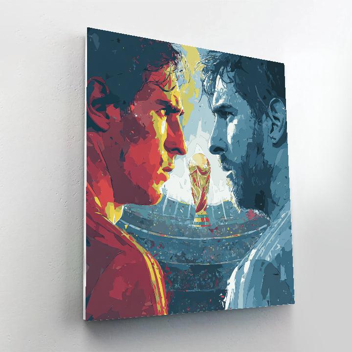 Fifa 2026 Spain Vs Uruguay DIY paint by numbers