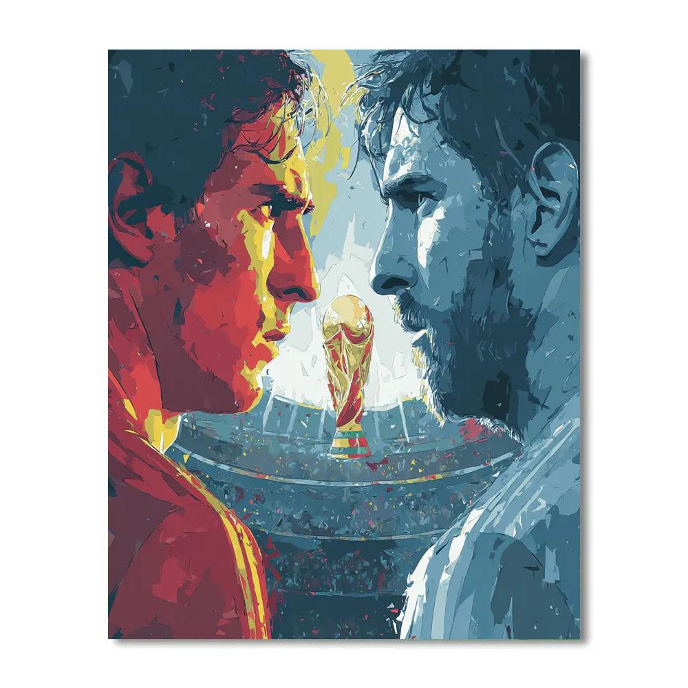 Fifa 2026 Spain Vs Uruguay DIY paint by numbers