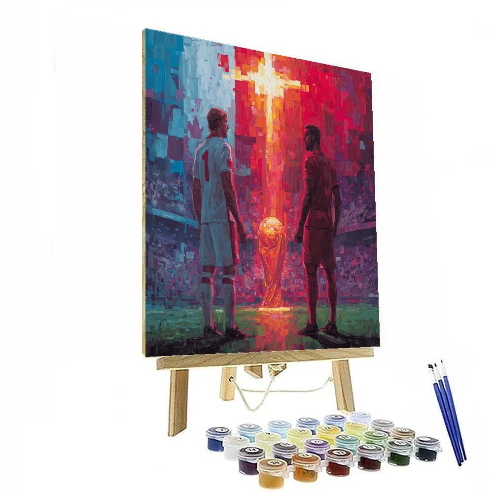 Fifa 2026 Canada Vs Switzerland Numbered painting kits