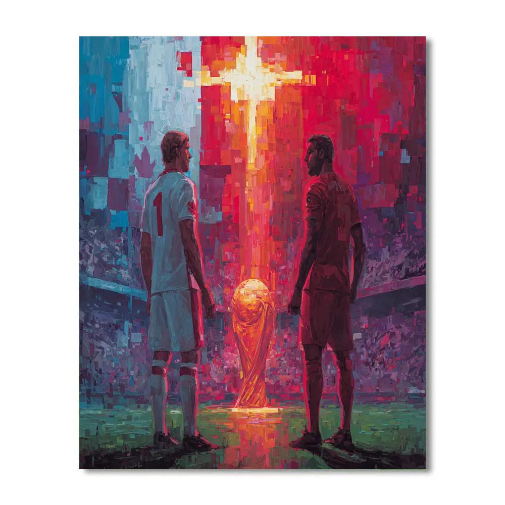 Fifa 2026 Canada Vs Switzerland Numbered painting kits