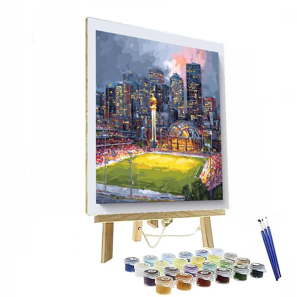 Houston Fifa 2026 Gold DIY paint by numbers