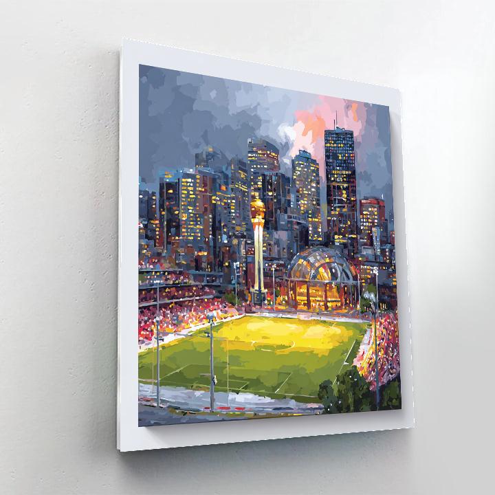 Houston Fifa 2026 Gold DIY paint by numbers