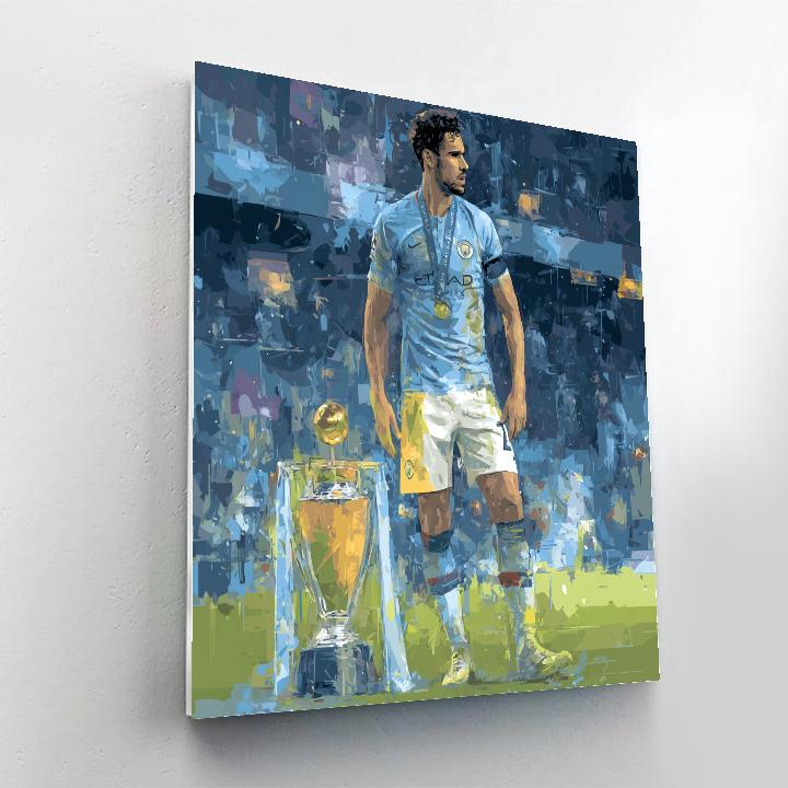 Haaland Fifa 2026 Ice painting number kit