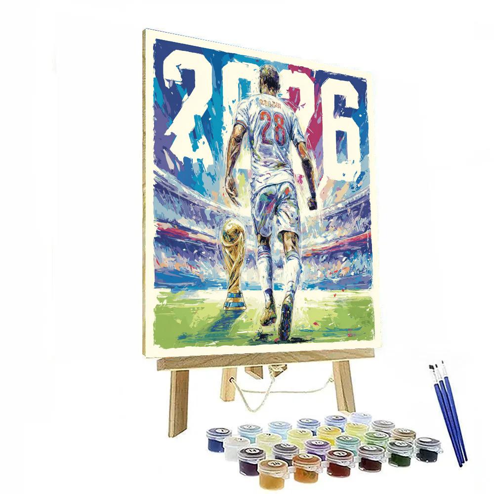 Uzbekistan Fifa 2026 Dawn paint by number