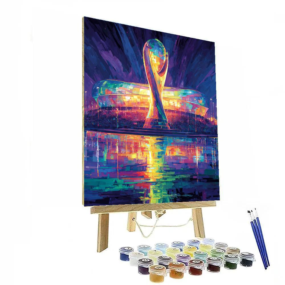 Miami Fifa 2026 Reflection paint by number