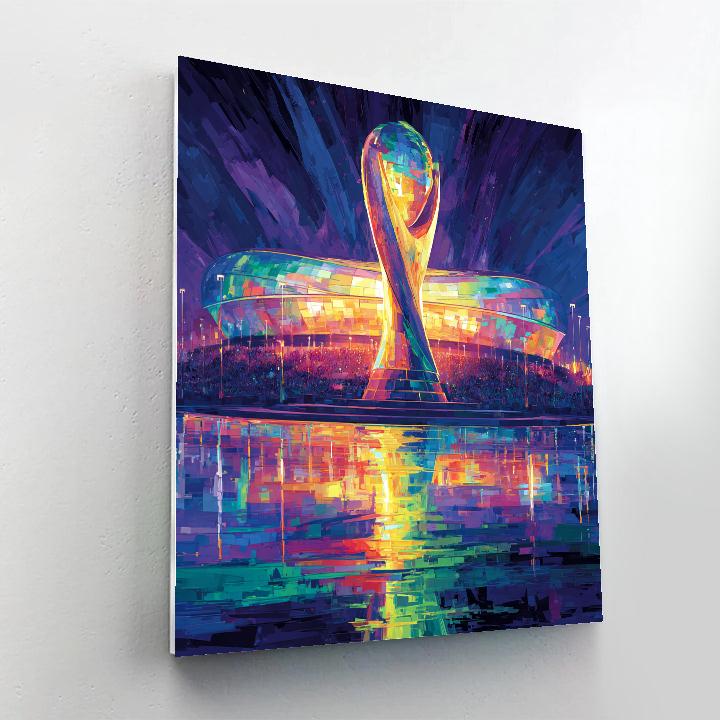 Miami Fifa 2026 Reflection paint by number