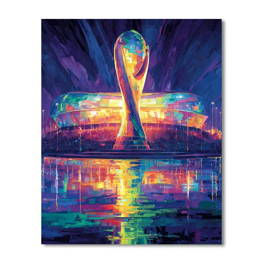 Miami Fifa 2026 Reflection paint by number
