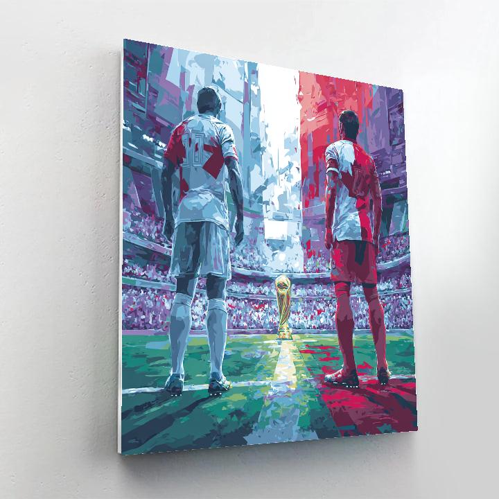 Fifa 2026 Canada Vs Switzerland Paint by numbers art