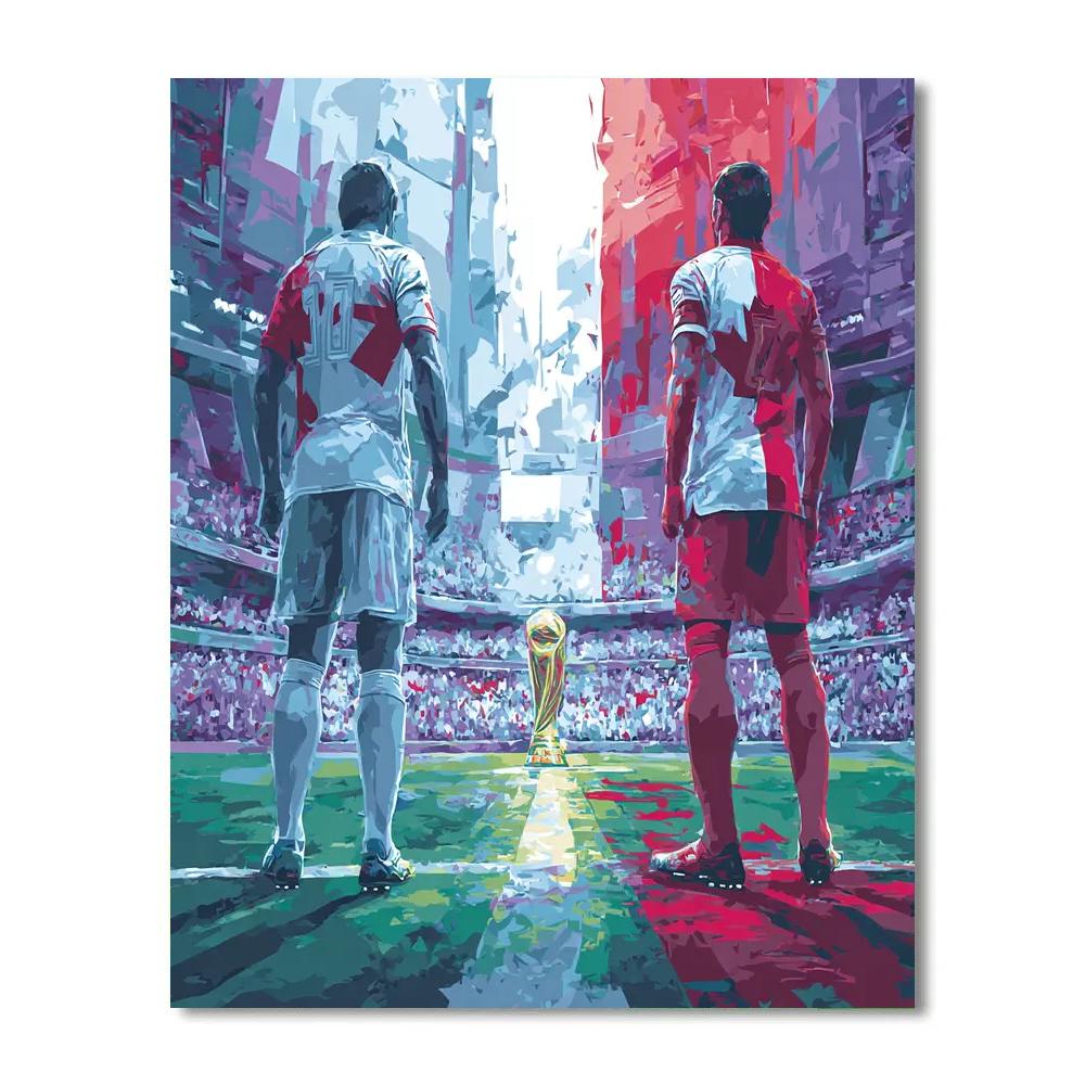 Fifa 2026 Canada Vs Switzerland Paint by numbers art