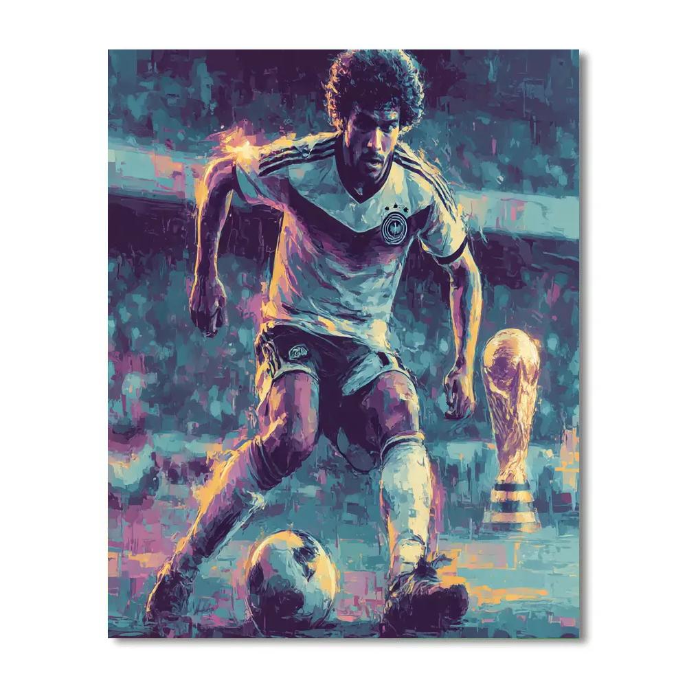 Fifa 2026 Musiala Spark Number painting