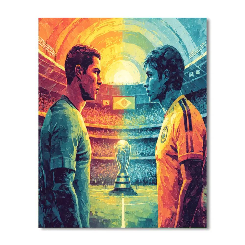 Fifa 2026 Portugal Vs Colombia Numbered painting kits