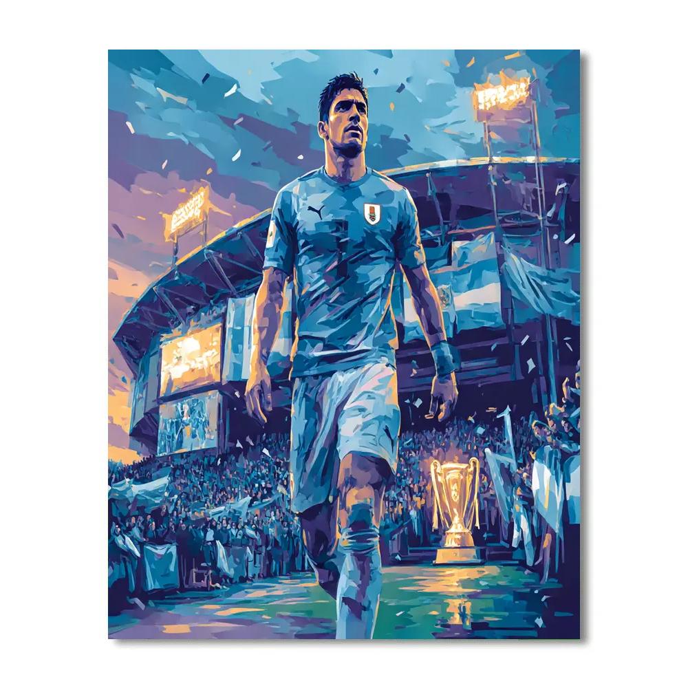 Fifa 2026 Valverde Flame Paint by numbers art