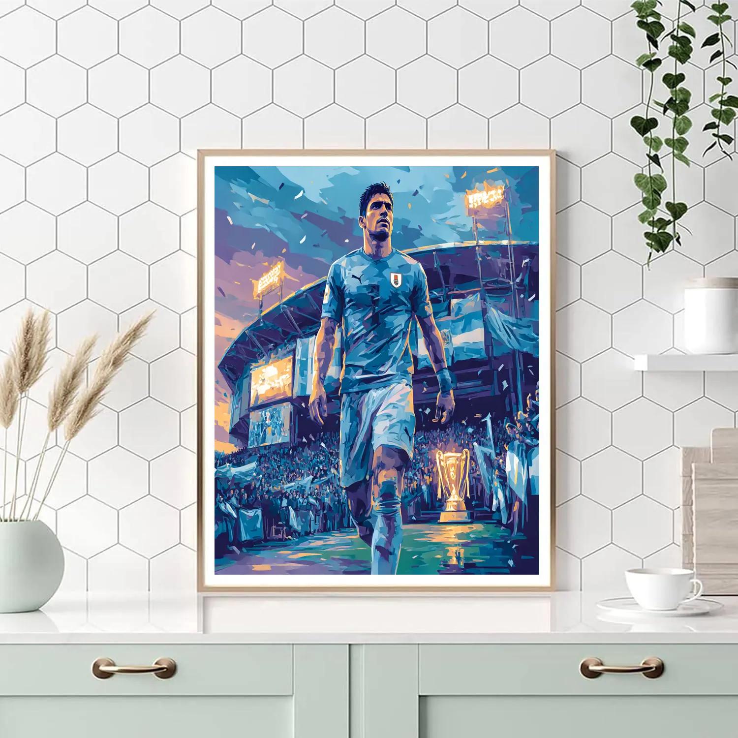 Fifa 2026 Valverde Flame Paint by numbers art