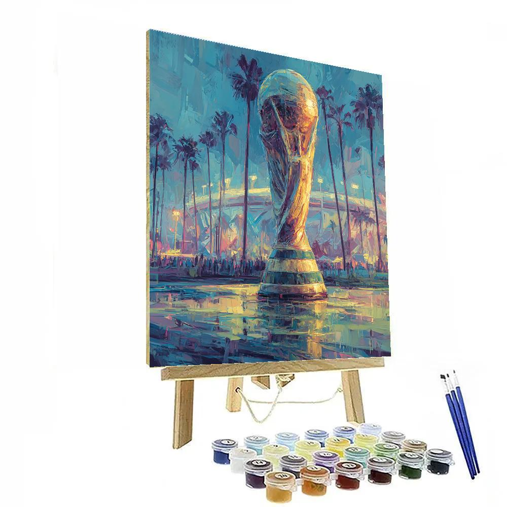 Miami Fifa 2026 Reflection painting number kit