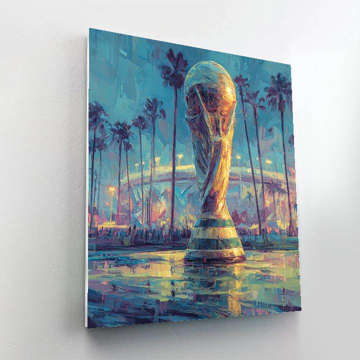 Miami Fifa 2026 Reflection painting number kit