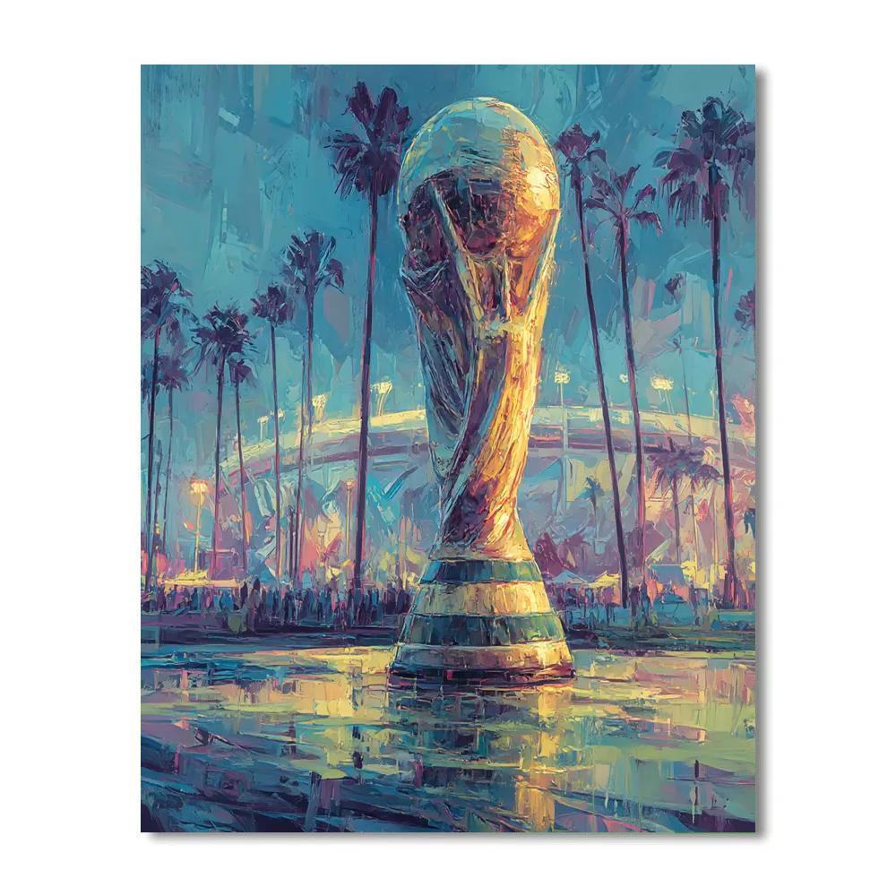 Miami Fifa 2026 Reflection painting number kit