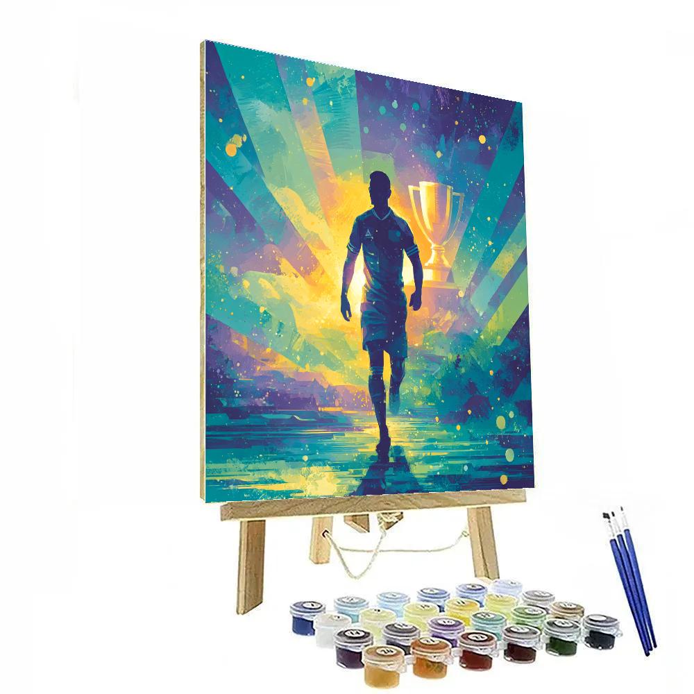 Uzbekistan Fifa 2026 Dawn Paint by numbers art